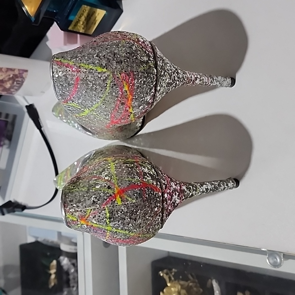 Nine west heels sz 10 - Picture 5 of 6